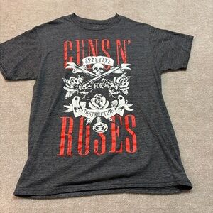 Guns N' Roses Charcoal Graphic T-Shirt 0324
